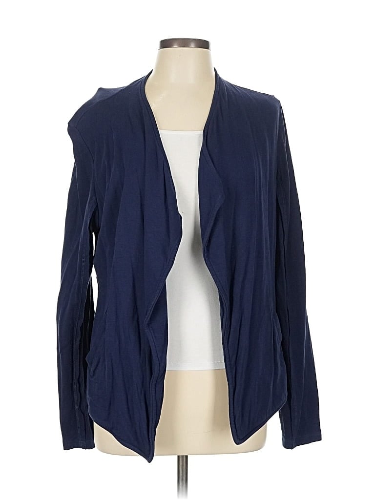 Pre-owned Caslon Cardigan Sweater In Blue