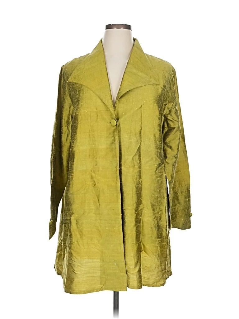 Pre-owned Kathleen Sommers Raincoat In Green