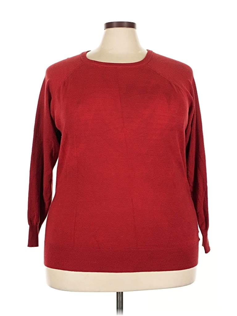 Pre-owned Torrid Pullover Sweater In Red