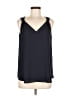 Ann Taylor 100% Polyester Black Sleeveless Blouse Size M - photo 1