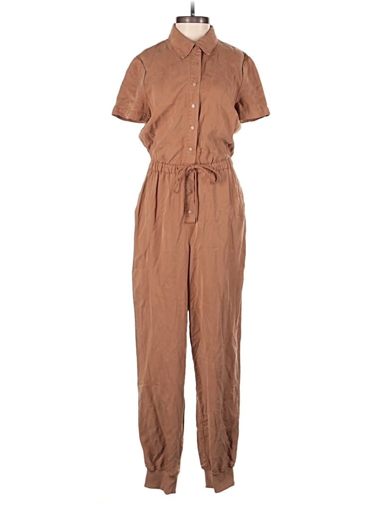 Pre-owned Alice And Olivia Alice + Olivia Jumpsuit In Brown