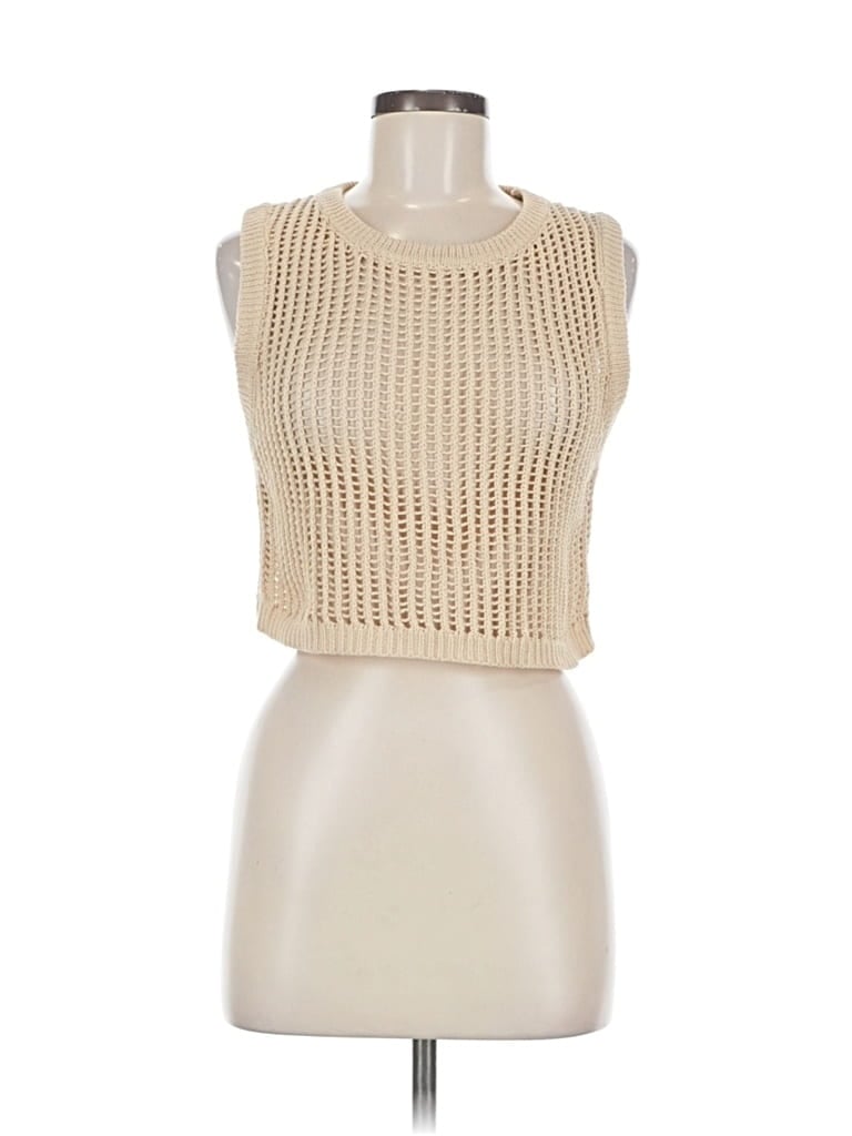 Pre-owned Le Lis Pullover Sweater In White