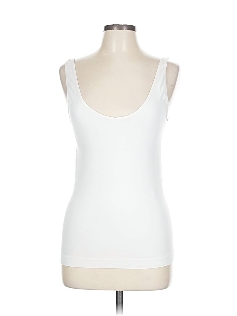 Pre-owned Floreat Tank Top White Strapless Neckline Tops