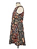 H&M Print Orange Cocktail Dress Size L - photo 5