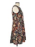 H&M Print Orange Cocktail Dress Size L - photo 4