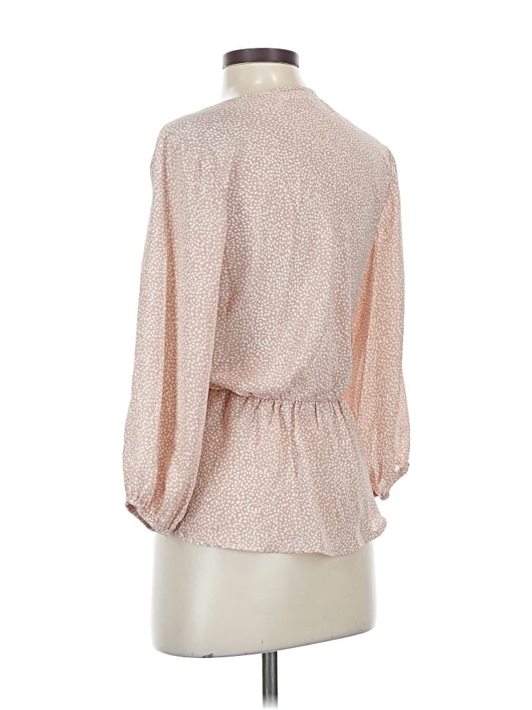 Pre-owned Kaileigh 3/4 Sleeve Blouse In Brown