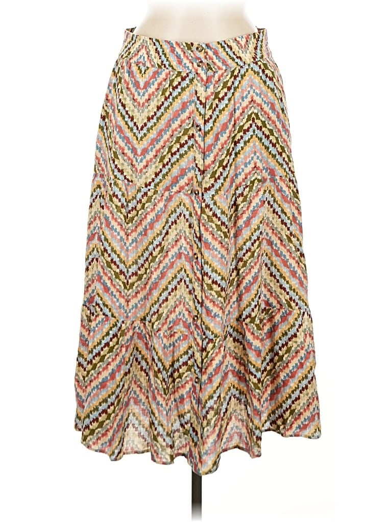 Pre-owned Sonoma Goods For Life Casual Skirt In Gold