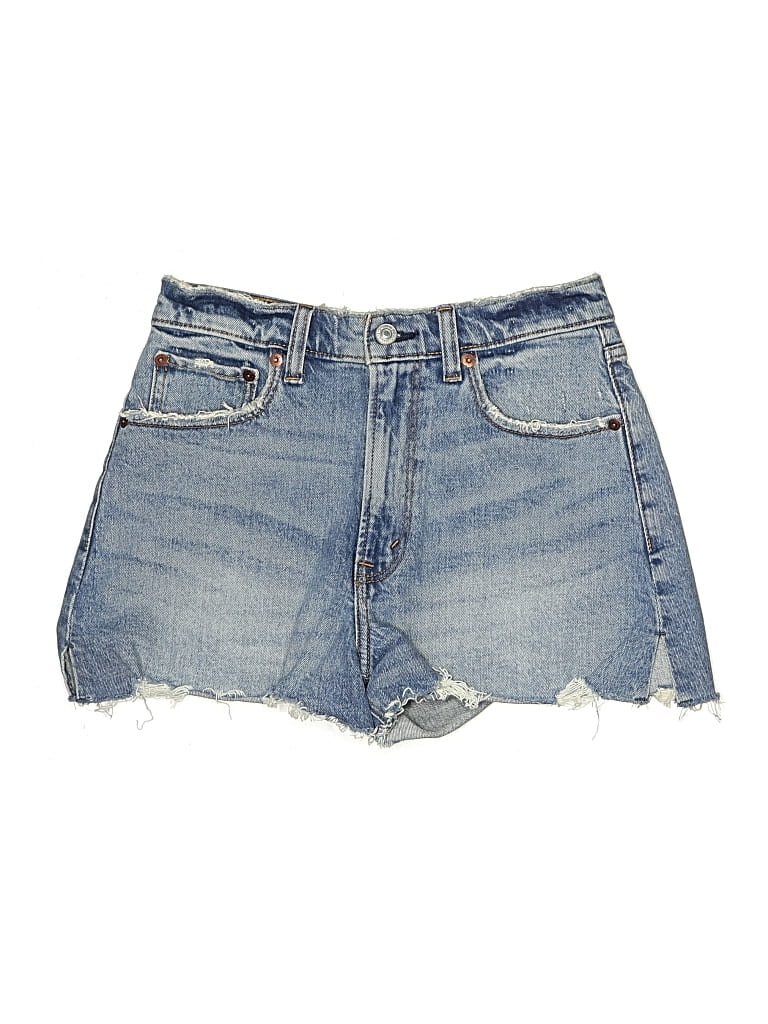 Abercrombie & Fitch Denim Shorts In Blue