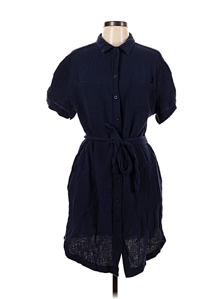 Pre-owned Weatherproof Casual Dress In Blue