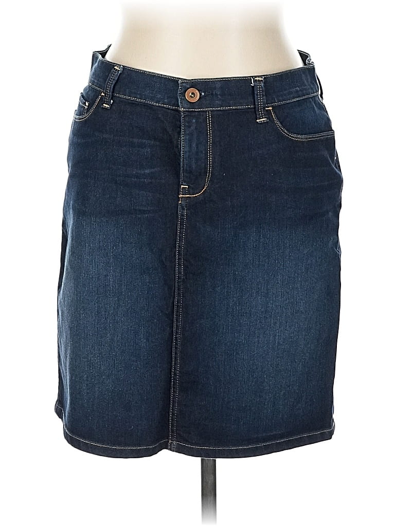 Pre-owned Banana Republic Denim Skirt In Blue