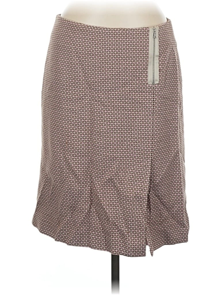 Pre-owned Ann Taylor Wool Skirt In Brown