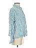 BDG 100% Cotton Stripes Blue Long Sleeve Button-Down Shirt Size S - photo 4
