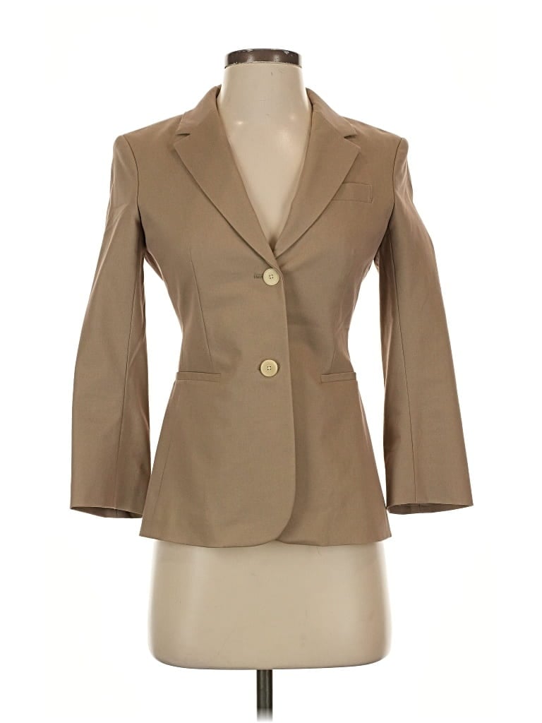 Pre-owned Babaton Blazer Jacket In Brown
