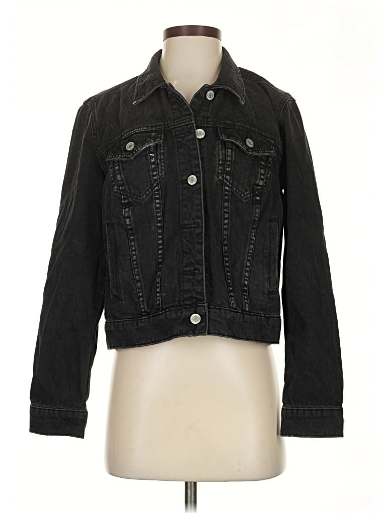 Pre-owned Sts Blue Denim Jacket In Black