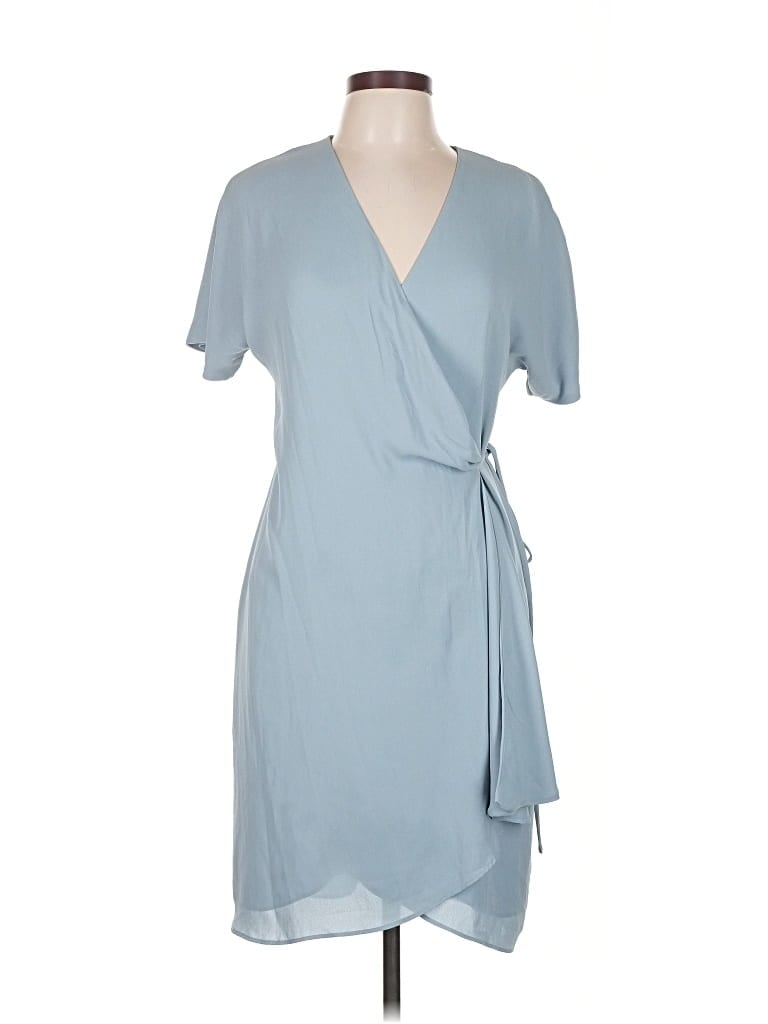 Pre-owned Babaton Casual Dress In Blue