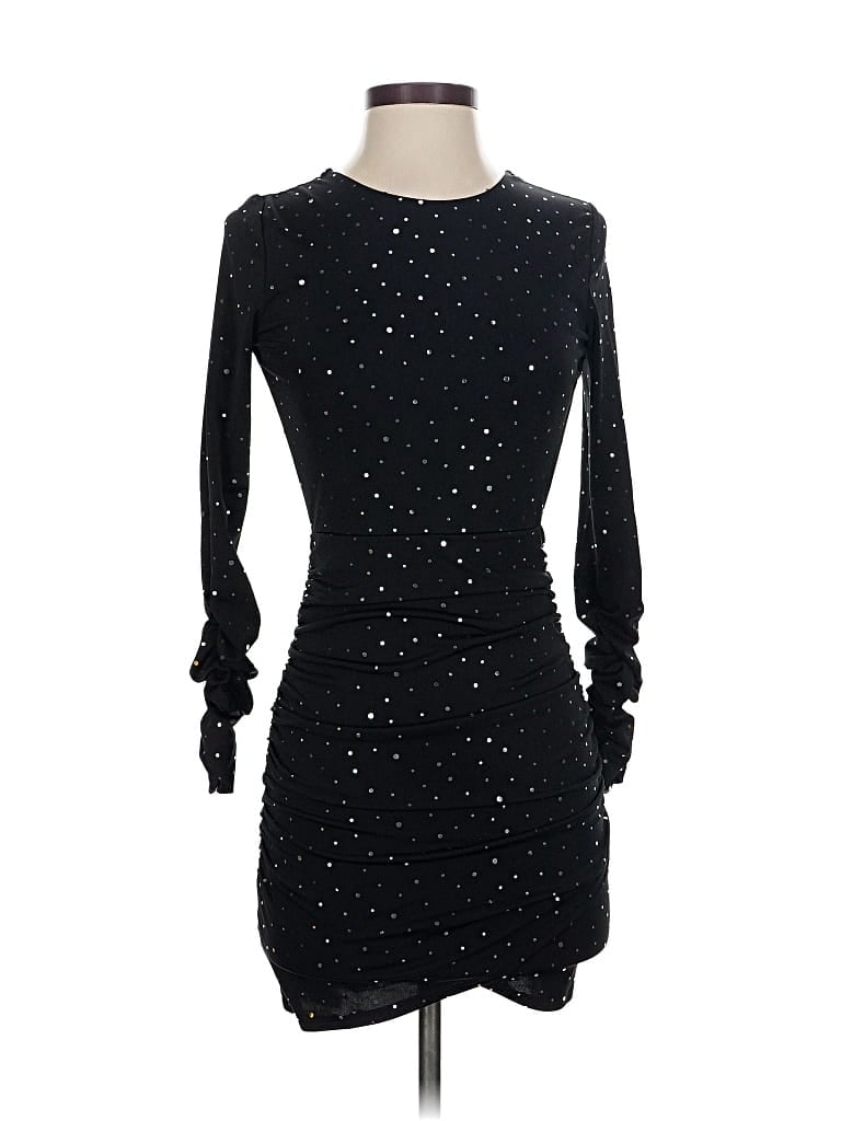 Pre-owned Lucy In The Sky Cocktail Dress In Black