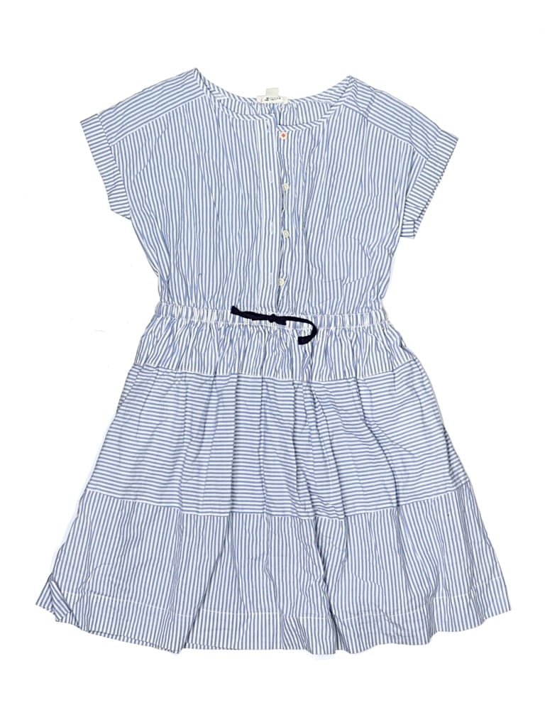Pre-owned Crewcuts Kids' Dress In Blue
