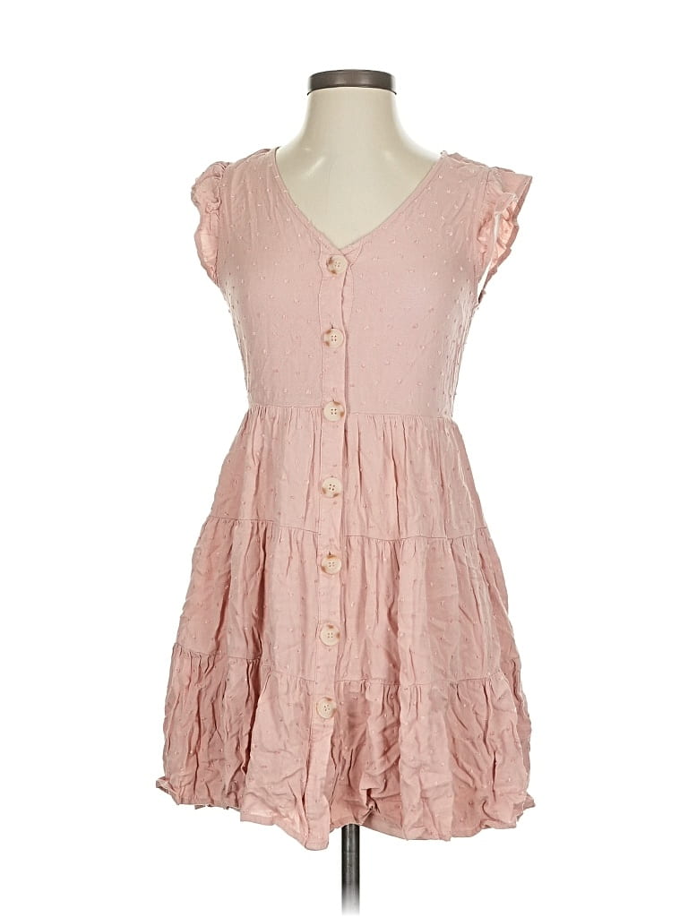 Pre-owned Sweet Wanderer Casual Dress In Pink