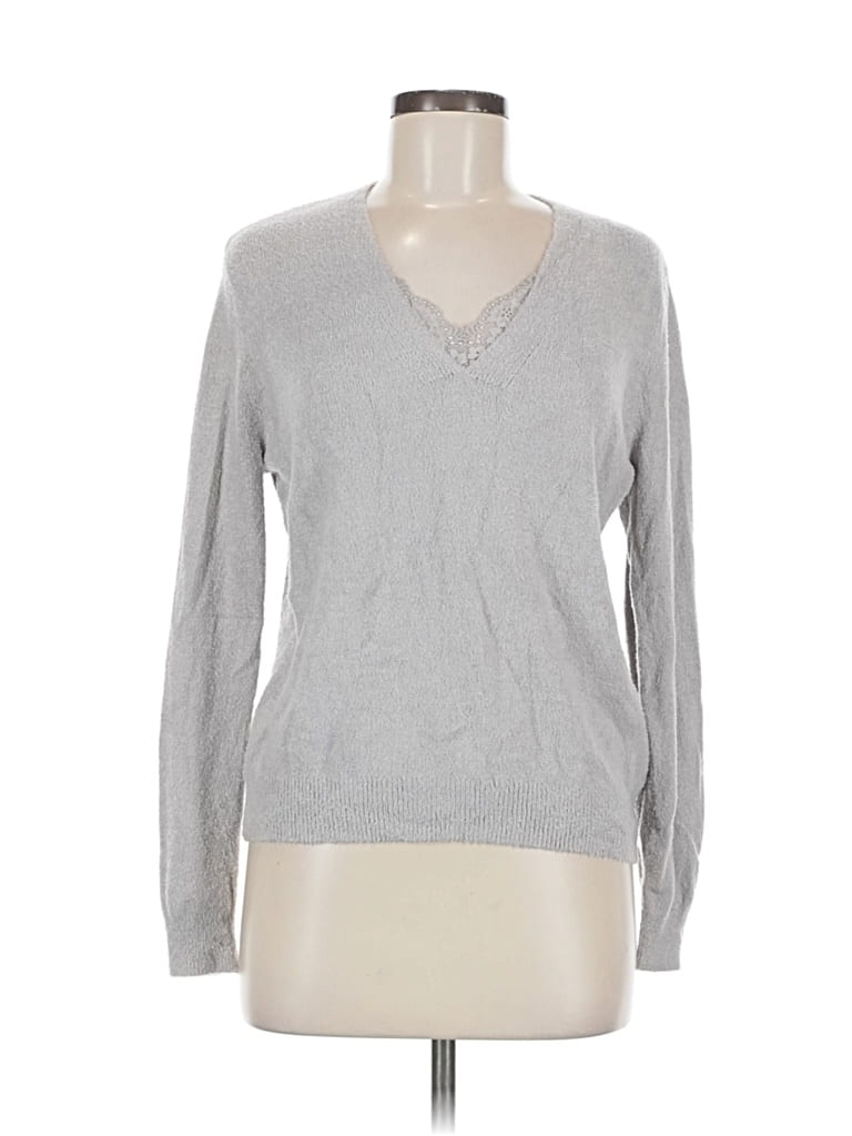 Pre-owned Rachel Zoe Tjx Pullover Sweater In Gray