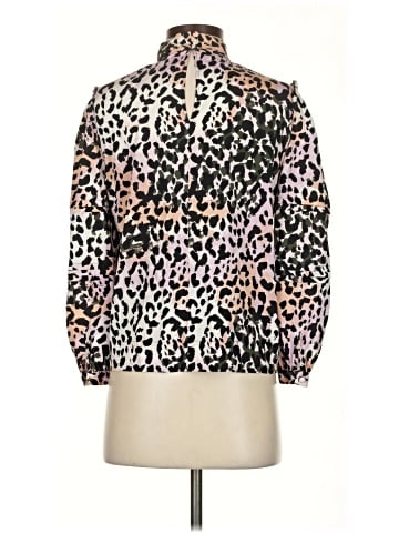 Veronica Beard Long Sleeve Silk Top (view 2)