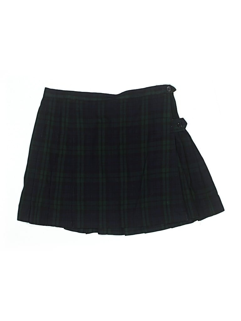 Pre-owned Lands' End Kids' Skirt In Green