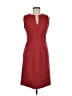 Piazza Sempione Solid Red Cocktail Dress Size EU (IT) 42 / US 6 - photo 1