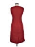 Piazza Sempione Solid Red Cocktail Dress Size EU (IT) 42 / US 6 - photo 2