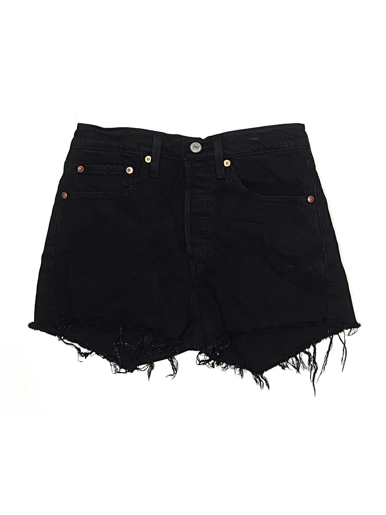 Pre-owned Levi's Denim Shorts In Gray