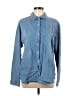 Thread & Supply 100% Tencel Lyocell Blue Long Sleeve Button-Down Shirt Size L - photo 1