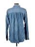 Thread & Supply 100% Tencel Lyocell Blue Long Sleeve Button-Down Shirt Size L - photo 2