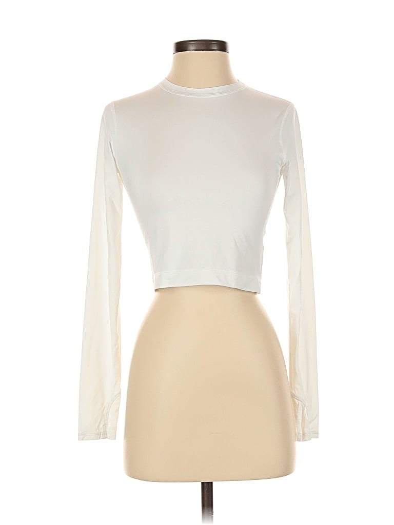 Pre-owned Bloquv Long Sleeve Turtleneck In White