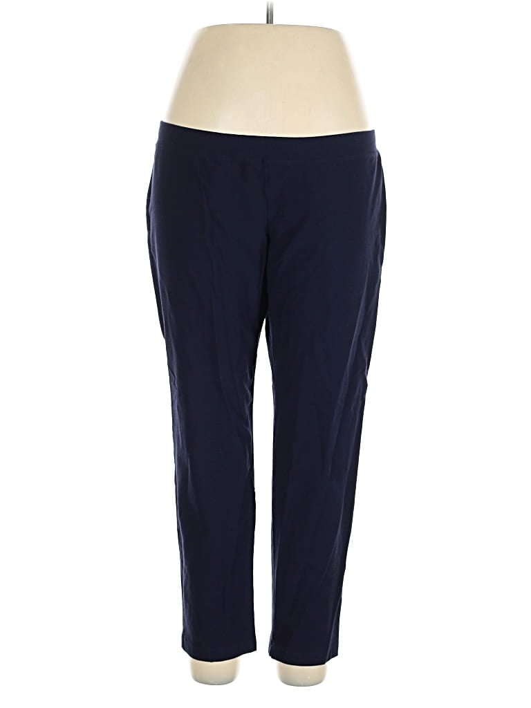 Pre-owned Eileen Fisher Active Pants In Blue