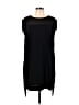 Cooper & Ella 100% Polyester Solid Black Casual Dress Size L - photo 1