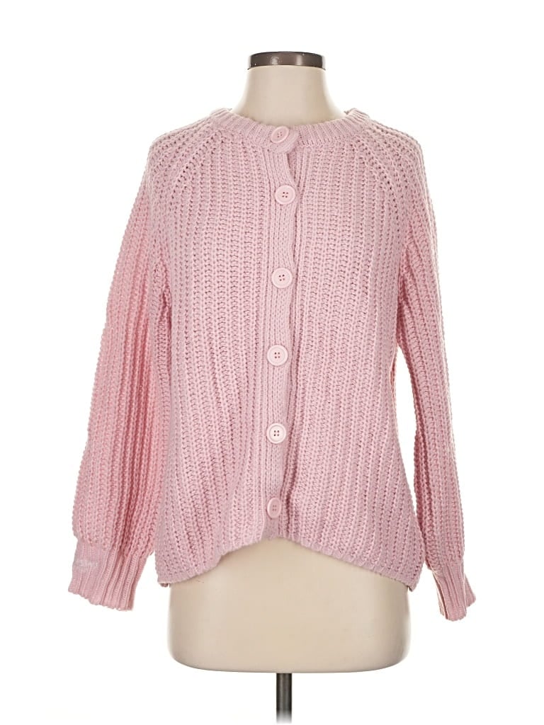 Pre-owned Unbranded Cardigan Sweater In Pink