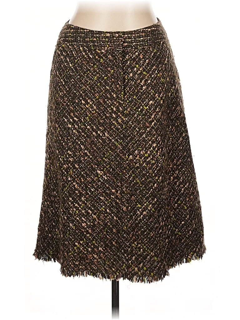 Pre-owned Jjill Formal Skirt In Brown