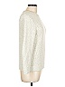 Theory Tweed Ivory Pullover Sweater Size L - photo 4