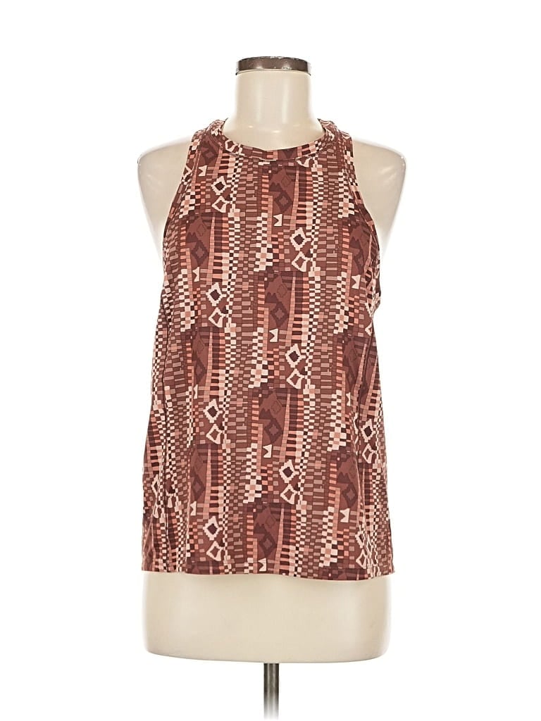 Pre-owned Mountain Hardwear Tank Top Brown High Neck Tops