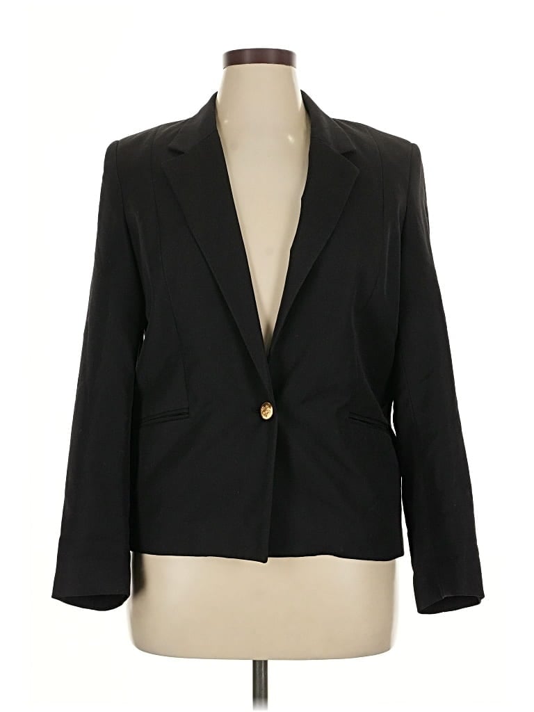 Pre-owned Unbranded Blazer Jacket In Black