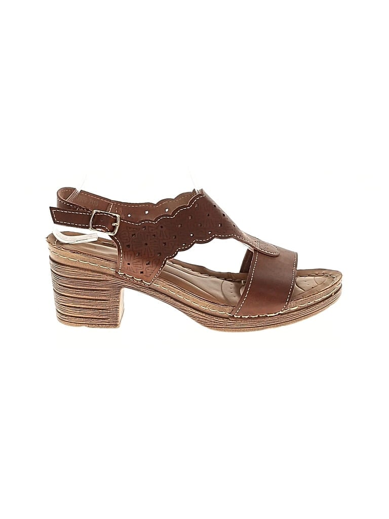 Pre-owned Patrizia By Spring Step Sandals In Brown