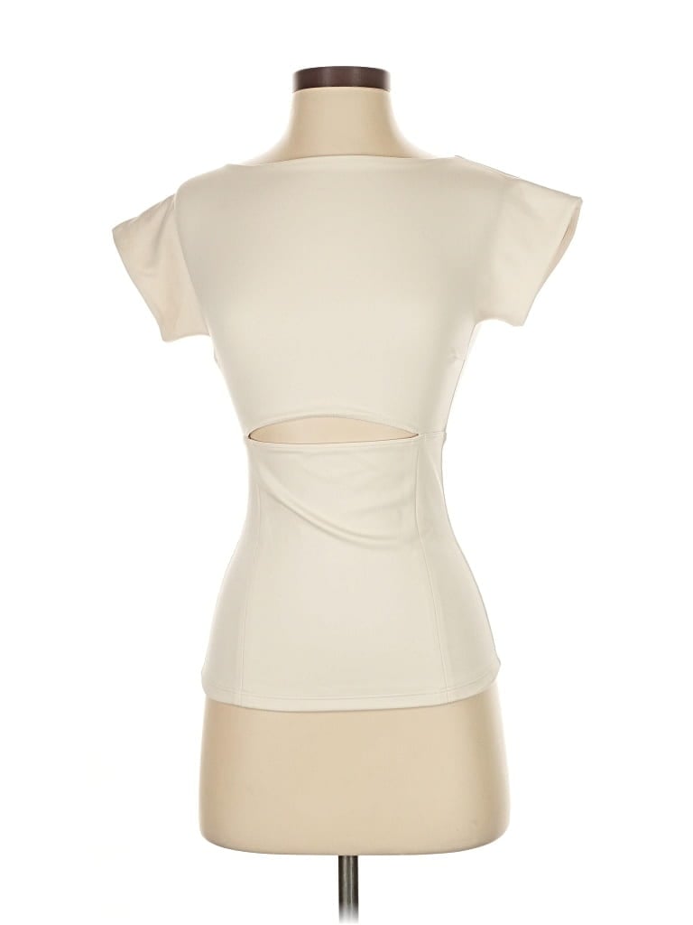 Pre-owned Girlfriend Collective Sleeveless T-shirt In White