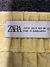 Zara Solid Yellow Athletic Shorts Size S - photo 3