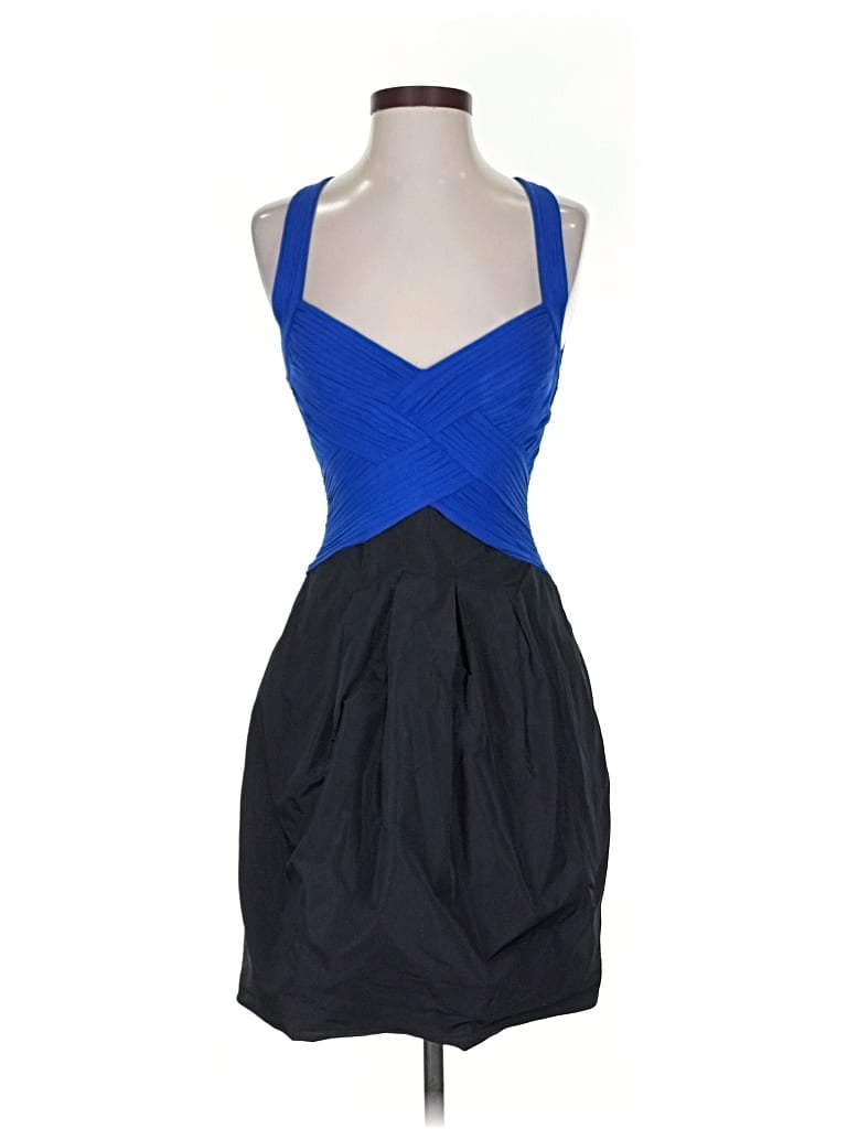 Pre-owned Bcbgmaxazria Cocktail Dress In Blue