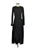 Babaton 100% Polyester Solid Black Casual Dress Size 2 - photo 1
