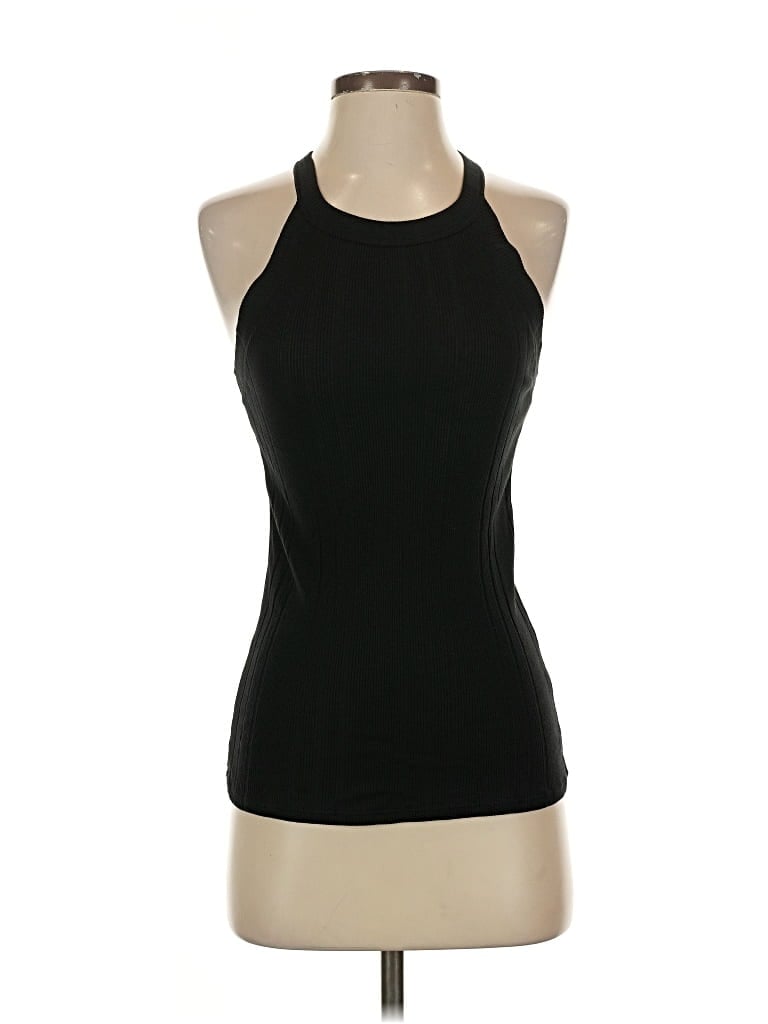 Pre-owned Nation Ltd. By Jen Menchaca Tank Top Black Halter Neckline Tops