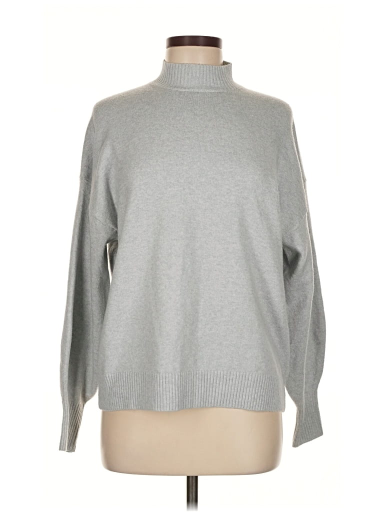 Pre-owned Only Turtleneck Sweater In Silver