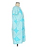 SEE Graphic Blue Casual Dress Size M - photo 4
