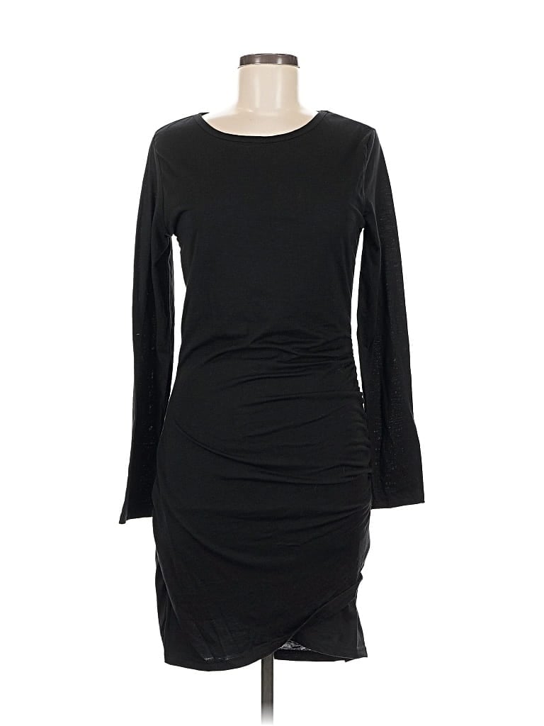 Pre-owned Btfbm Casual Dress In Black