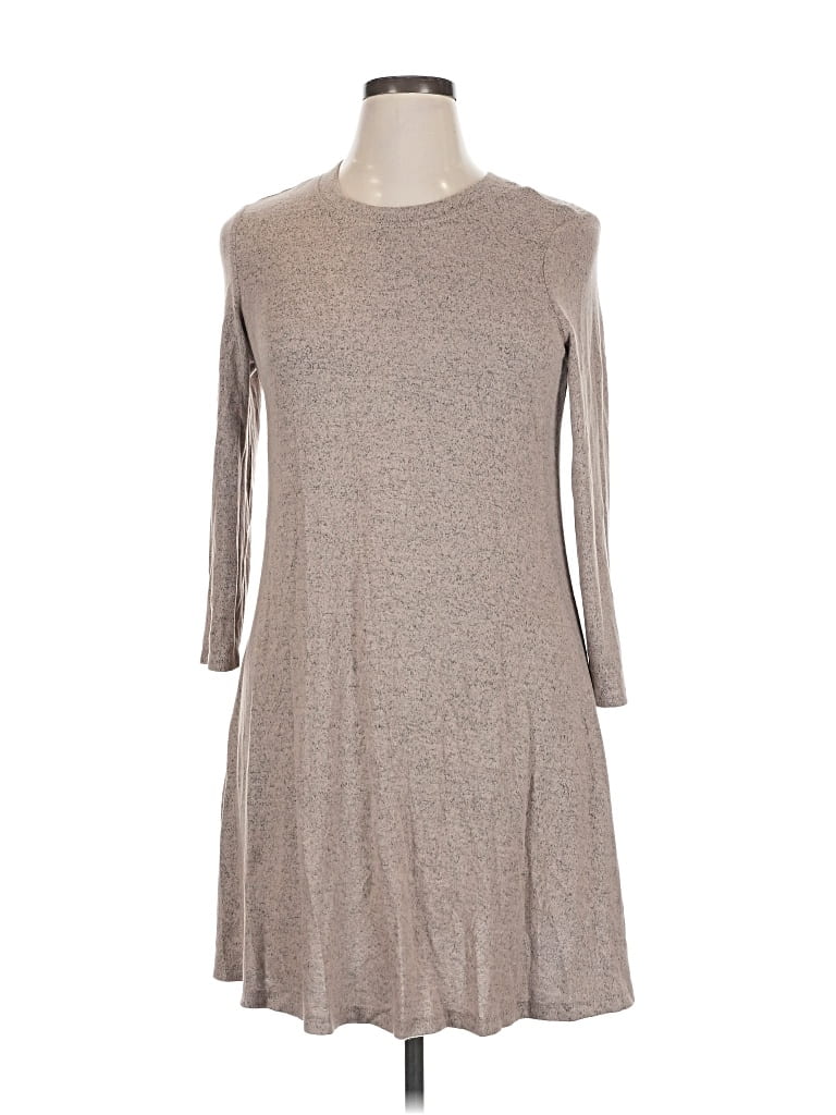 Pre-owned Fortune + Ivy Casual Dress In Gray