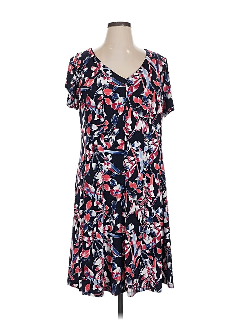 Pre-owned Roz & Ali Casual Dress In Blue