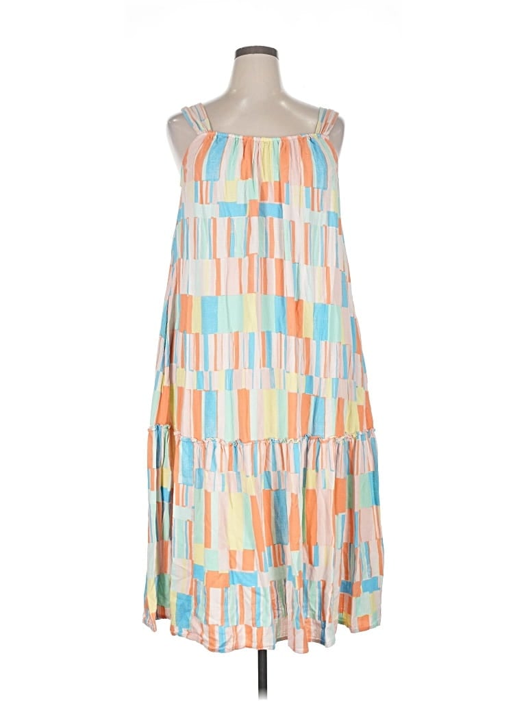 Pre-owned Wonderly Casual Dress In Blue